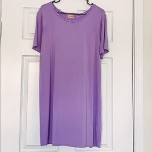 Piko 1988 lavender t-shirt dress